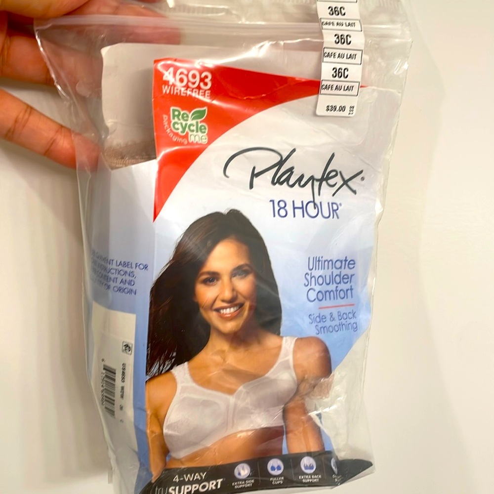 Playtex 36C, Cafe Au Lait Bra. NWT